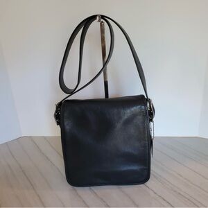 VTG Coach Legacy Studio Flap Crossbody Black Leather 9335
